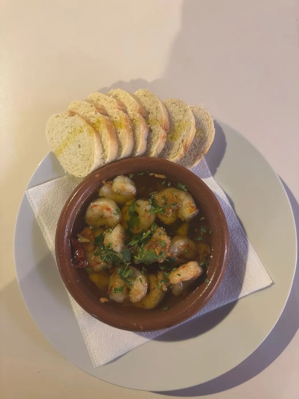Gambas al ajillo